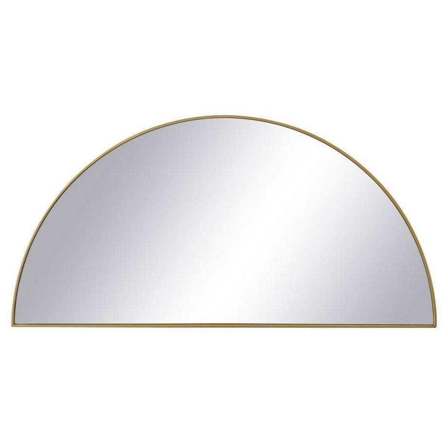 Vente-unique Spiegel halbrund Design 2er-Set - 50 x 100 cm - Goldfarben - GAVRA  