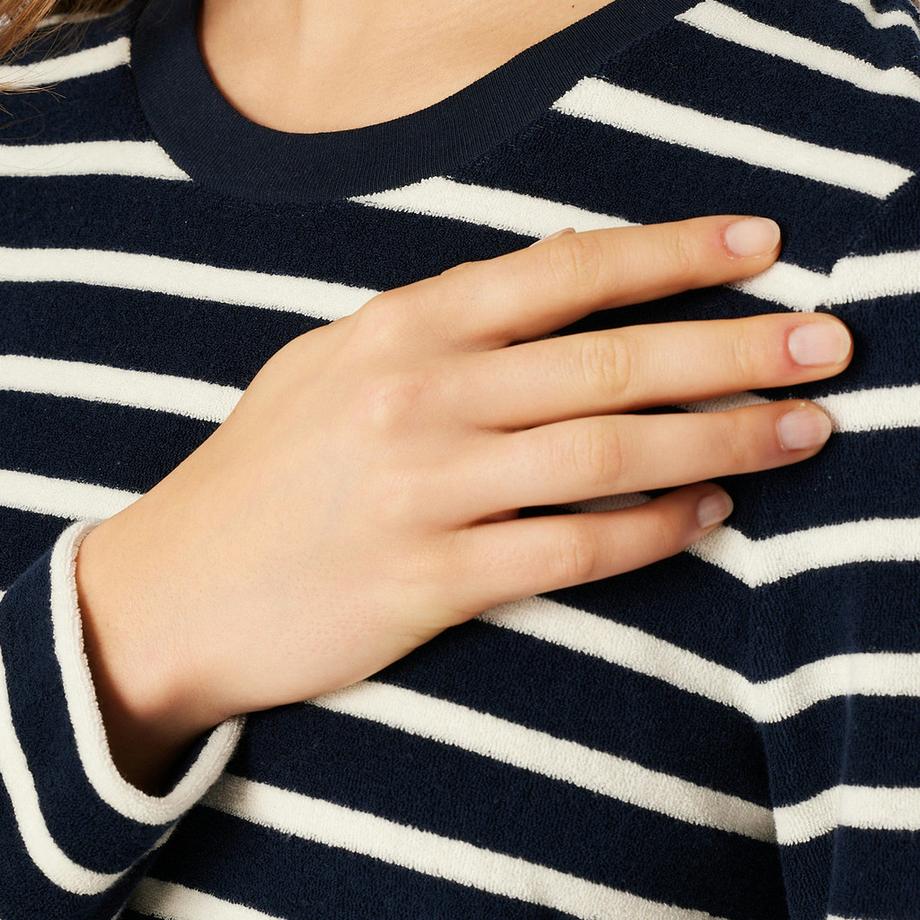 Schiesser Casual Essentials Pyjama Rayé Coupe Droite  