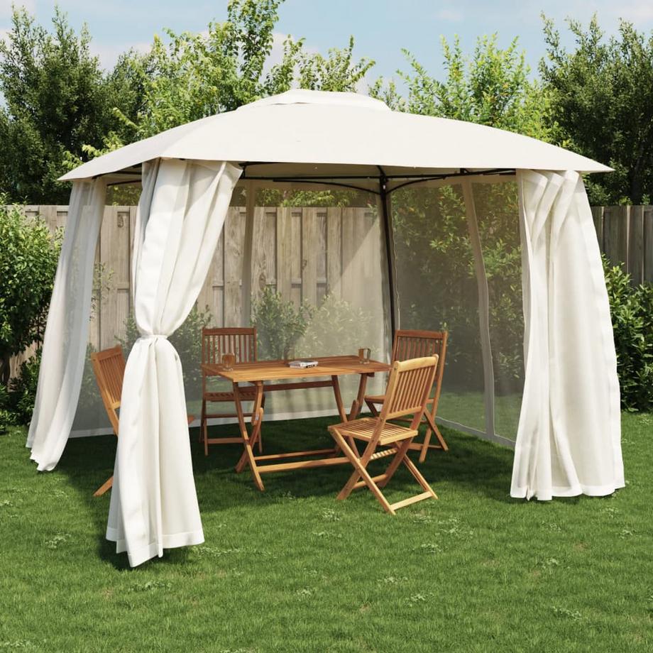 VidaXL gazebo Acciaio  