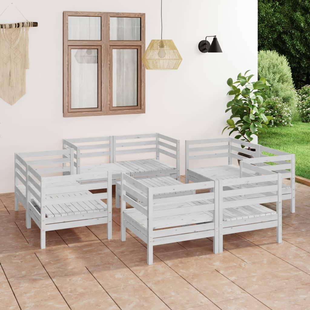 VidaXL Ensemble de meubles de jardin bois de pin  