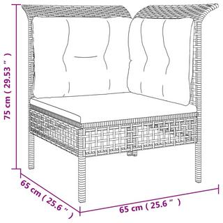 VidaXL Garten lounge set poly-rattan  