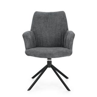 mutoni Fauteuil pivotant Alexander gris foncé  