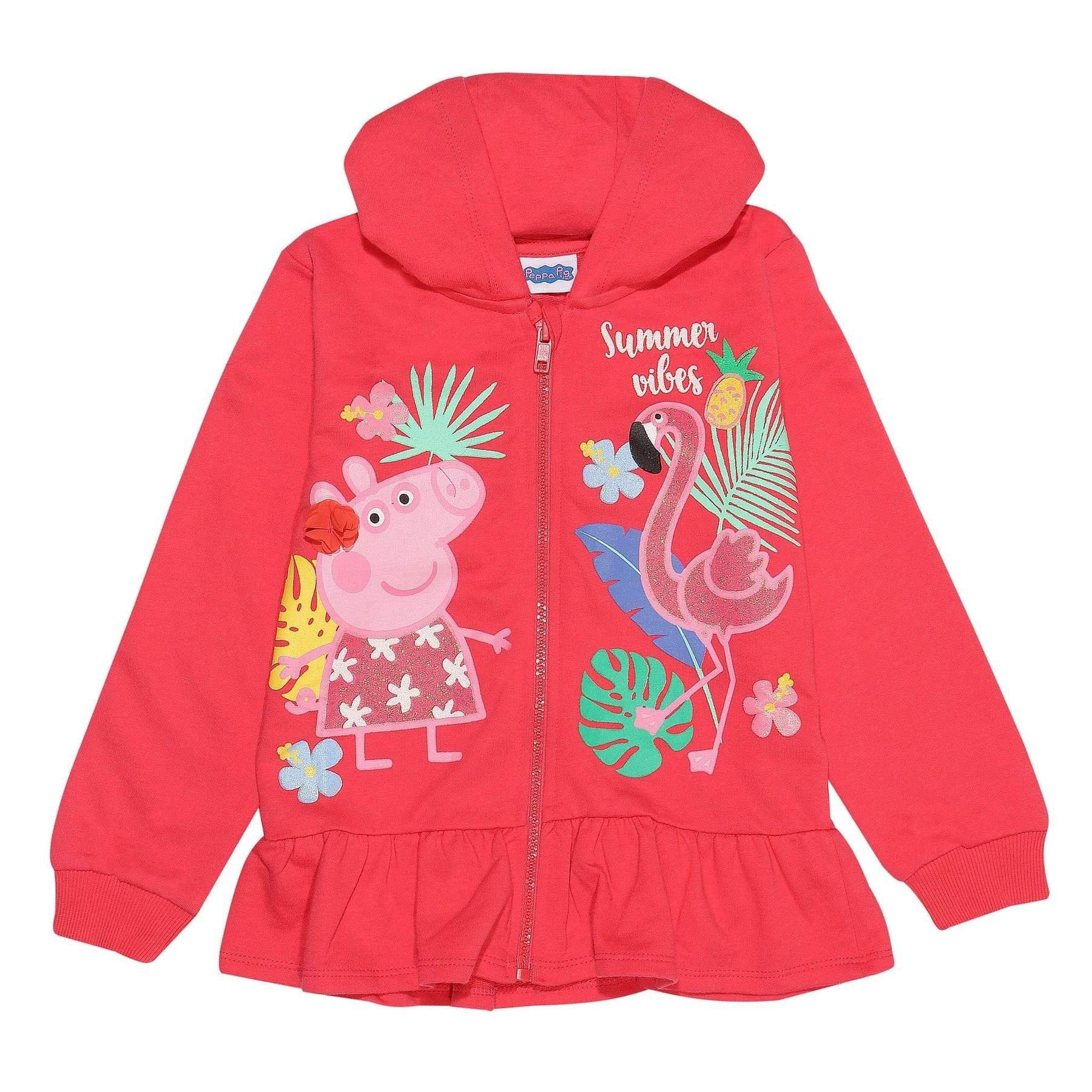 Image of Peppa Pig Hoodie mit durchgehendem Reißverschluss - 98