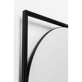 KARE Design Miroir mural Bonita noir 71x109  