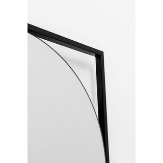 KARE Design Miroir mural Bonita noir 71x109  