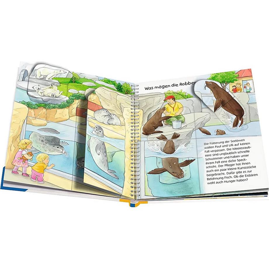 Wieso? Weshalb? Warum? junior, Band 30: Wir gehen in den Zoo Mennen, Patricia; Weller, Ursula (Illustrationen) Gebundene Ausgabe 