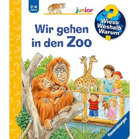 Wieso? Weshalb? Warum? junior, Band 30: Wir gehen in den Zoo Mennen, Patricia; Weller, Ursula (Illustrationen) Couverture rigide 