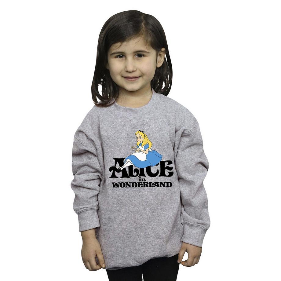 Disney  Alice In Wonderland Tea Drinker Sweatshirt 