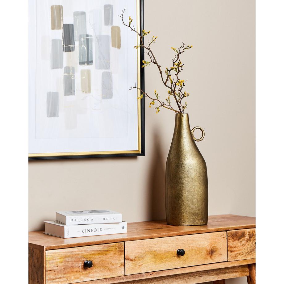 Beliani Vase décoratif en Aluminium Rétro SAMBHAR  