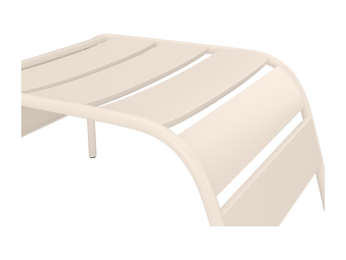 Vente-unique Repose pied en métal - Beige - MIRMANDE de MYLIA  