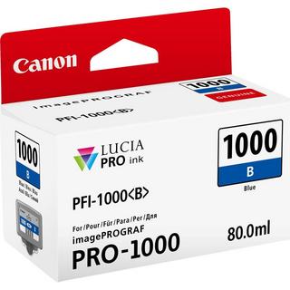 Canon  CANON Tintenpatrone blau PFI-1000 iPF PRO-1000 80ml 