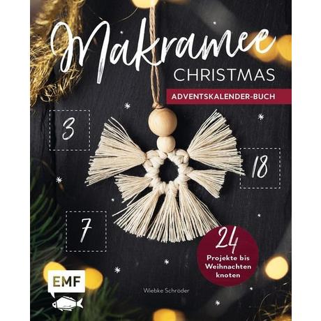 Gebundene Ausgabe Wiebke Schröder,Josephine Kirsch Mein Adventskalender-Buch: Makramee Christmas 
