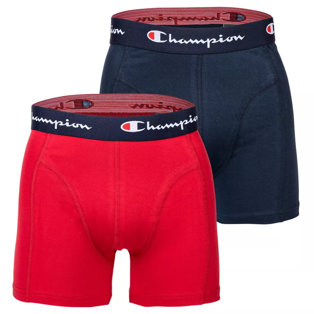 Champion - Boxer  Paquet de 2 Stretch, S, Multicolor