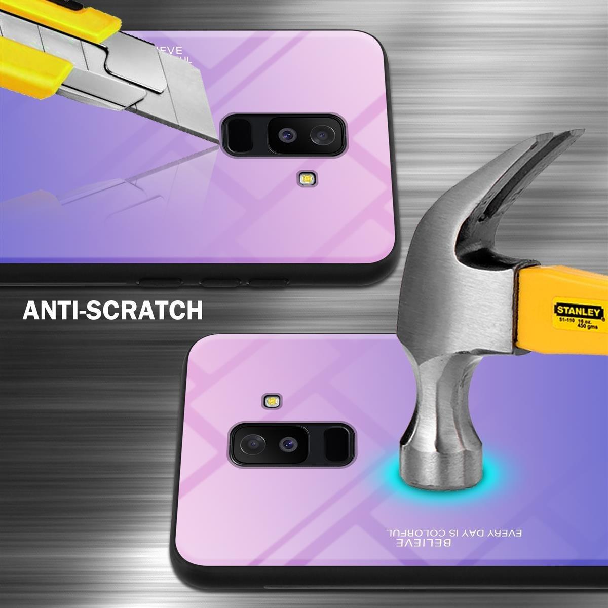 Cadorabo  Hülle für Samsung Galaxy A6 PLUS 2018 Zweifarbig 