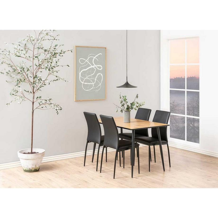 mutoni Esstisch Lena Melamin Wildeiche 120x80  