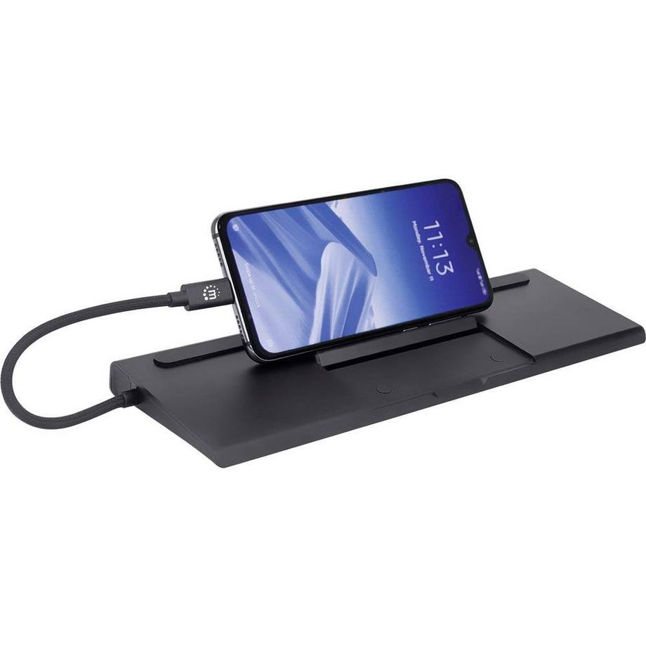 Manhattan  Manhattan USB-C 11-in-1-Dockingstation mit MST für drei Monitore 
