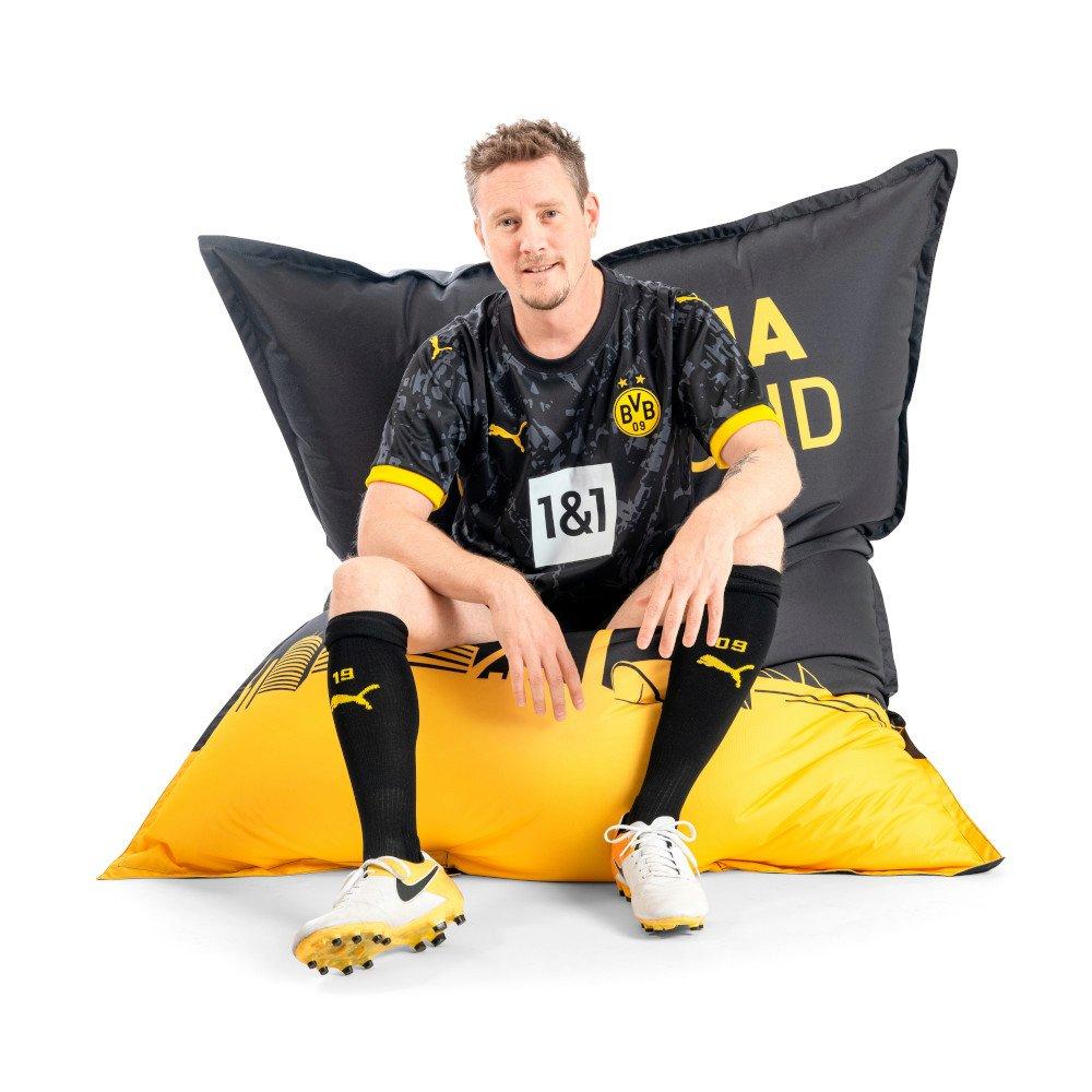 Sitting Point Sitzsack BigBag BVB, schwarz  