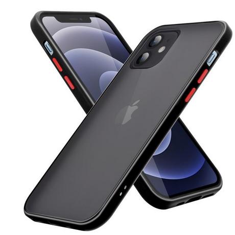 Cadorabo  Hülle für Apple iPhone 12 MINI Hybrid mit TPU Silikon Innenseite 