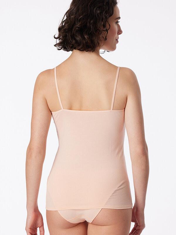 Schiesser Cotton Lace Top con Spalline Confezione da 2  