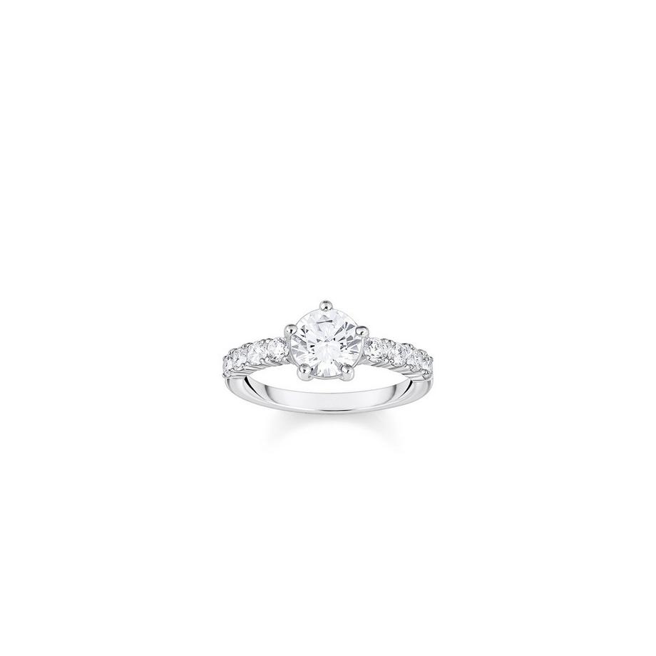 Ring Silver Solitaire