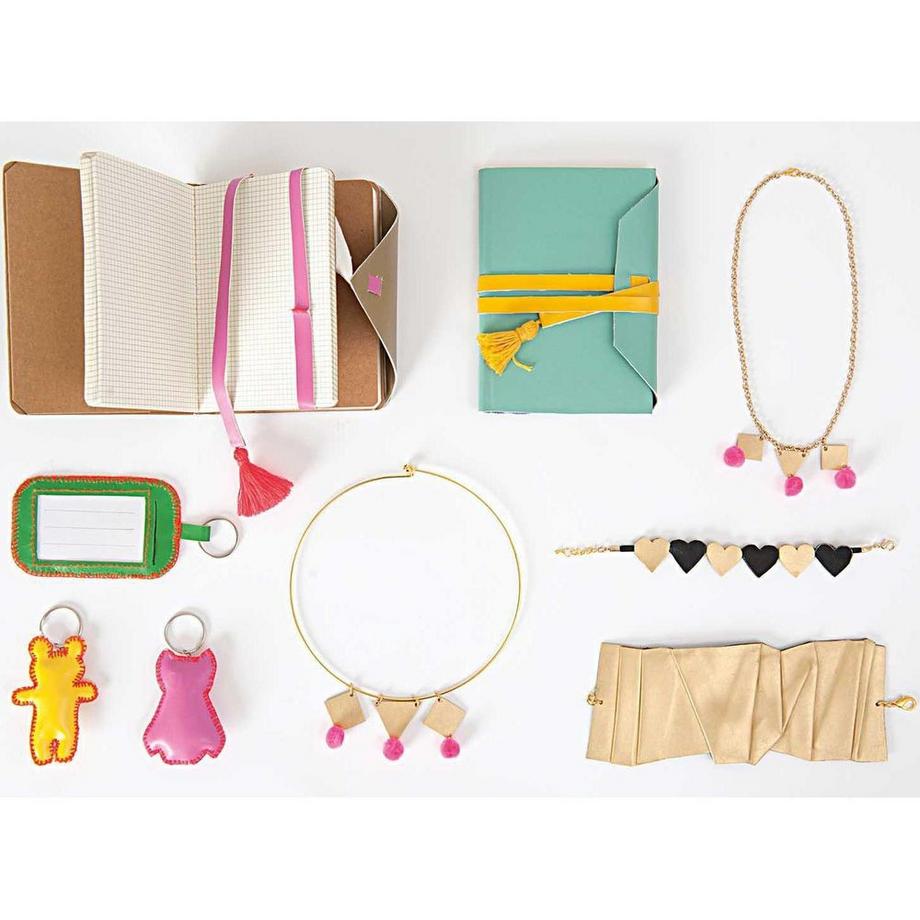 Rico Design  Leder Girly (14.8 x 21 cm, 5 Stück) 