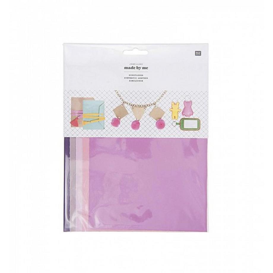 Rico Design  Leder Girly (14.8 x 21 cm, 5 Stück) 