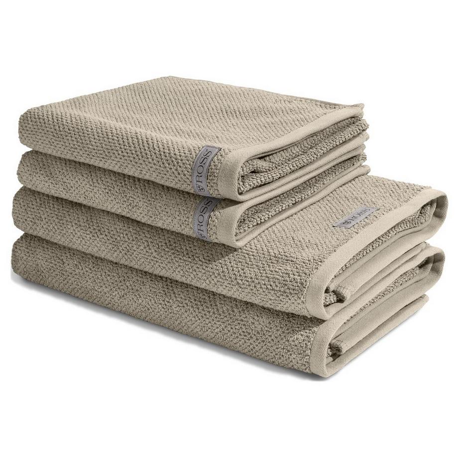 Selection - coton bio set de serviettes 4 pièces