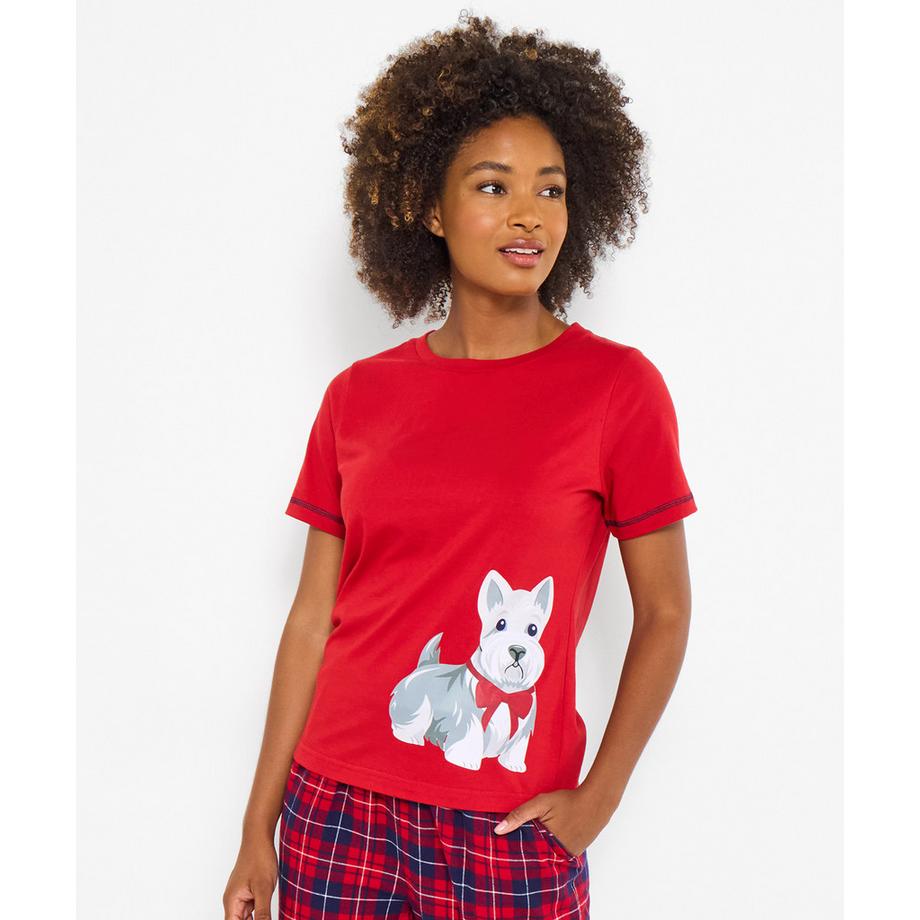 Kariertes Winter-Pyjama-Set