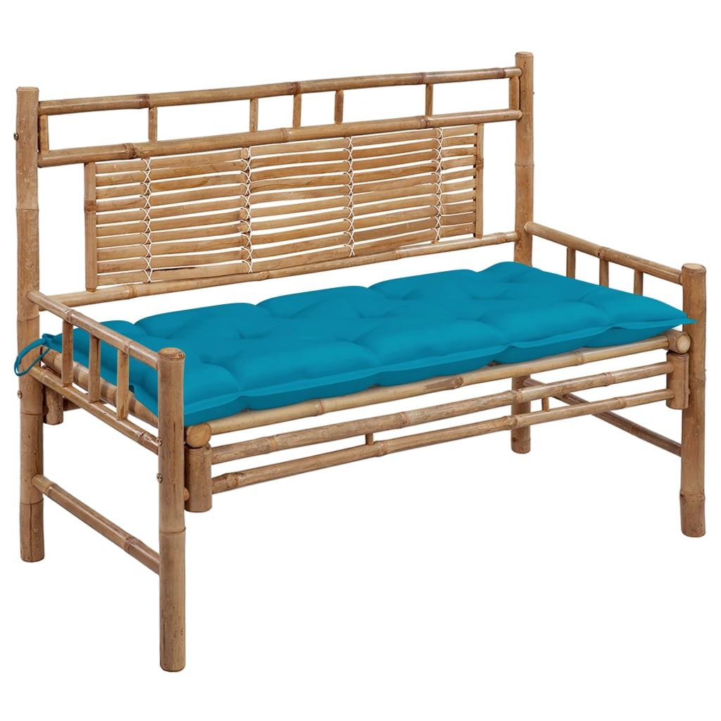 VidaXL Banc de jardin bambou  