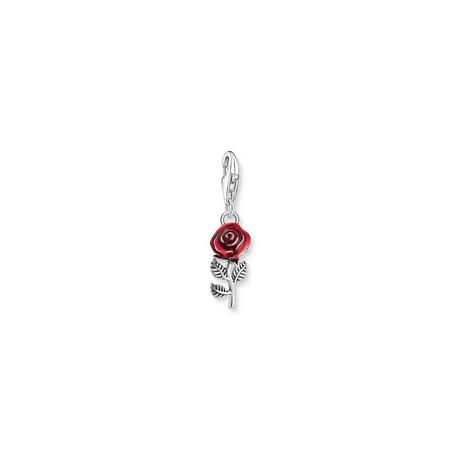 Thomas Sabo  Charm-Anhänger Rote Rose 