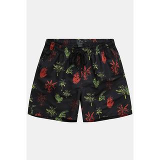 JP1880  Badeshorts, Beachwear, Elastikbund, floraler Print 