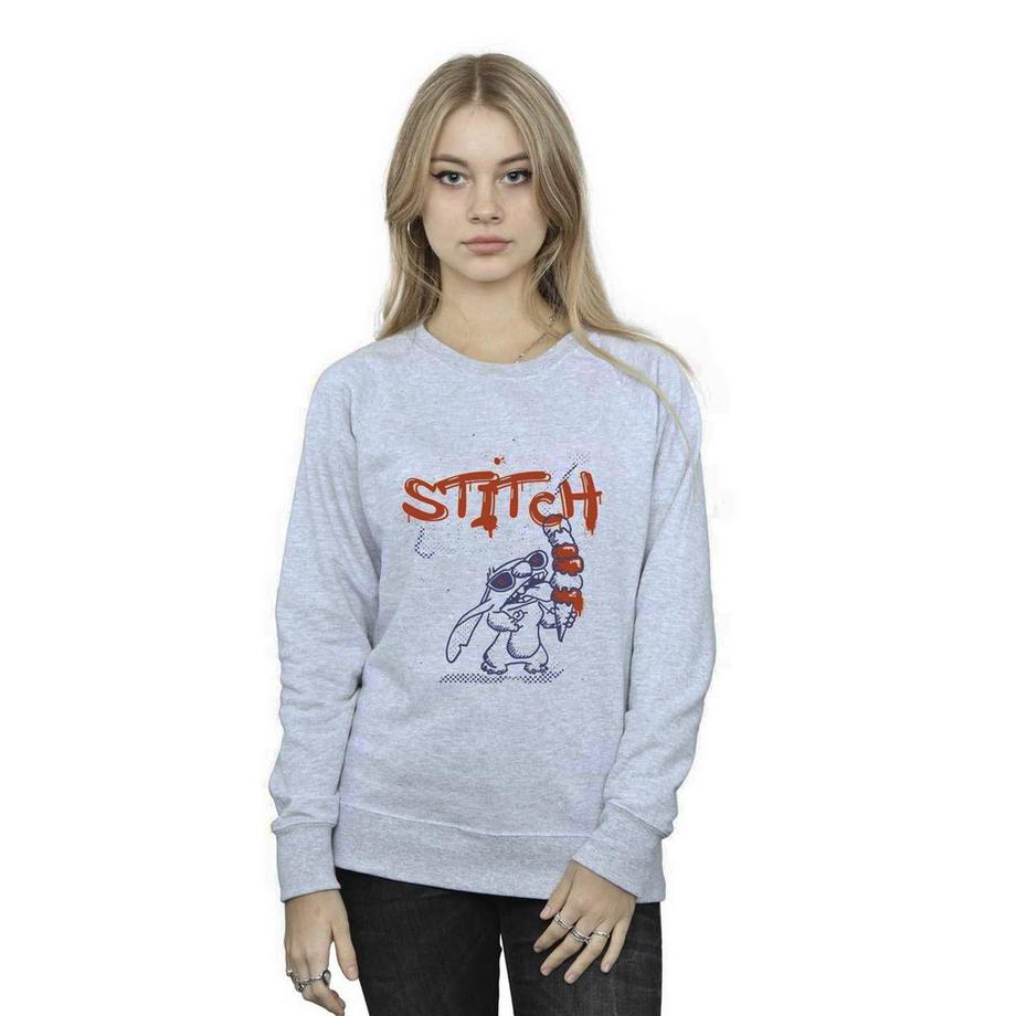 Disney Stitch Sweatshirt Imprimé Graphique  