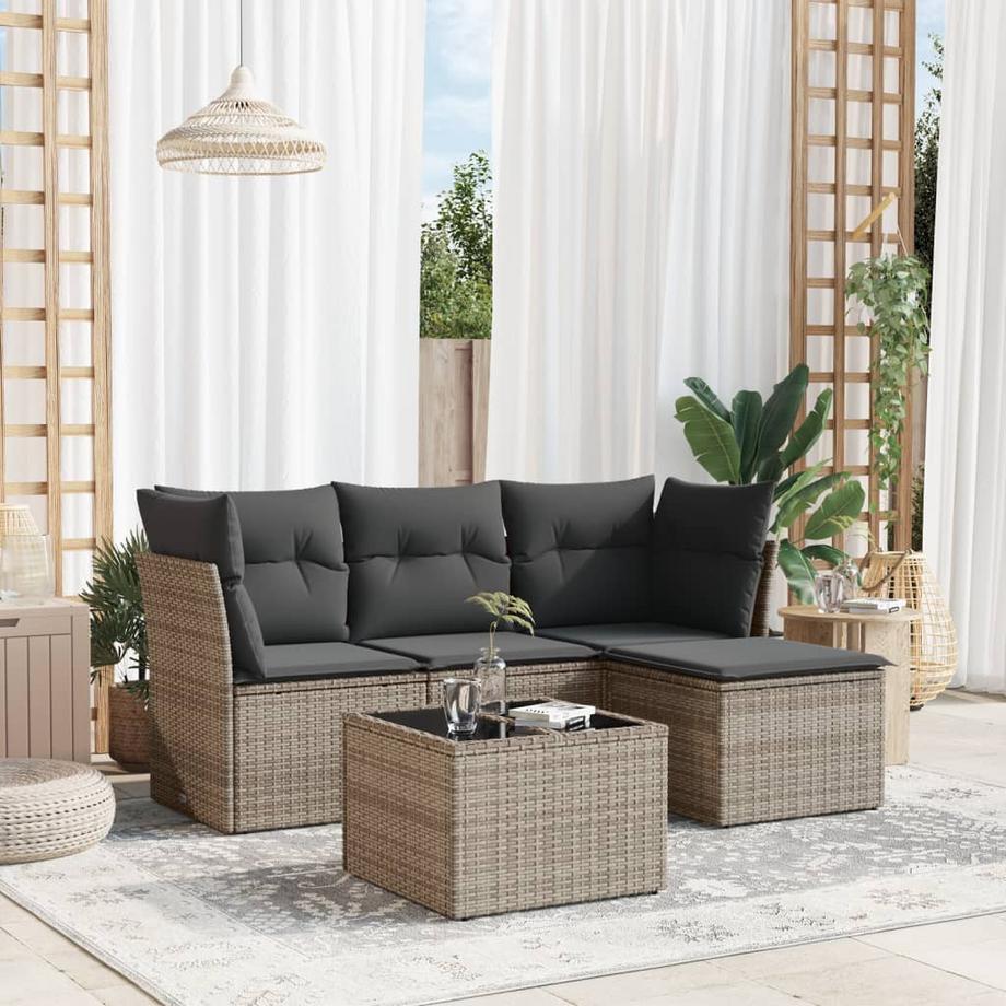 VidaXL Garten sofagarnitur poly-rattan  