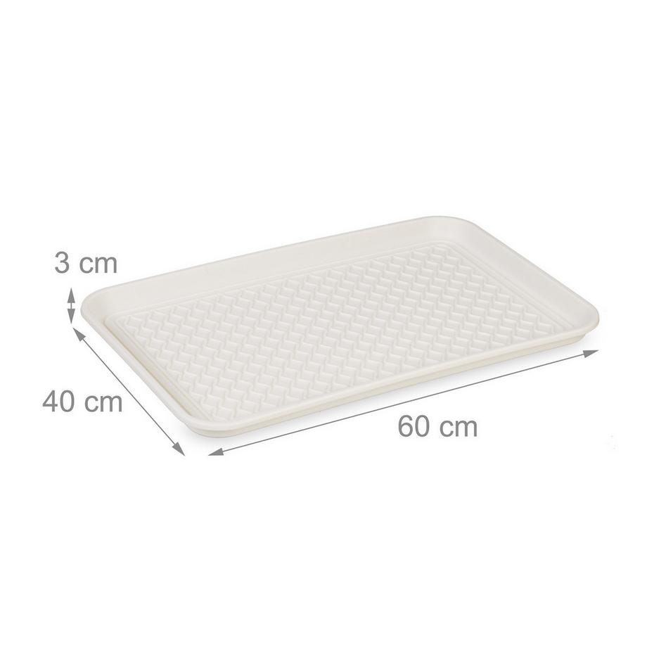 B2X  lot de 3 égouttoirs pour chaussures 60 x 40 cm 