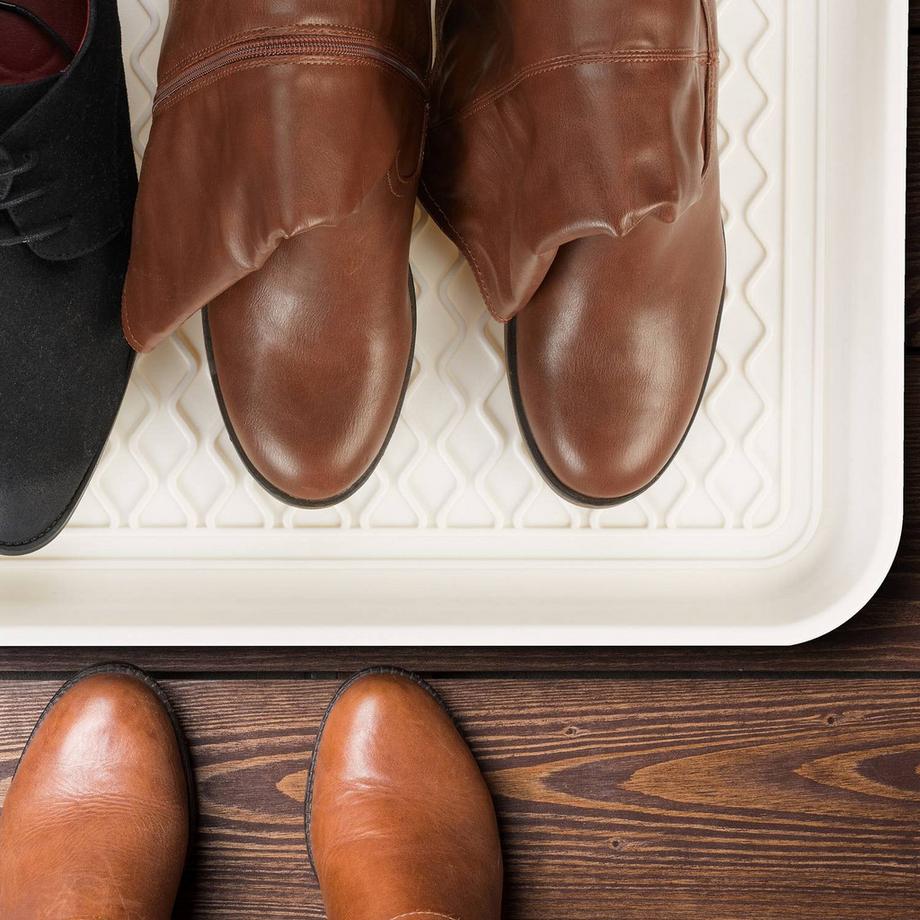 B2X  lot de 3 égouttoirs pour chaussures 60 x 40 cm 