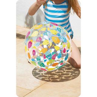 B2X  Aufblasbarer Wasserball mit fröhlichen Fischen 51 cm INTEX 59040 