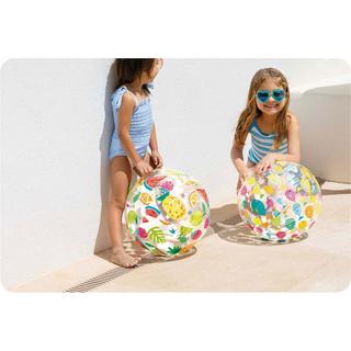 B2X  Aufblasbarer Wasserball mit fröhlichen Fischen 51 cm INTEX 59040 