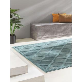 Benuta Tapis d'extérieur & intérieur Bonte Turquoise  