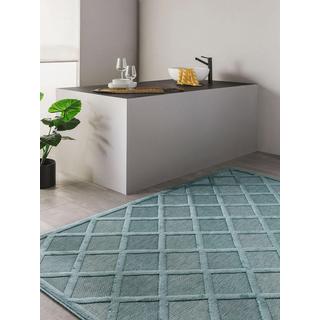 Benuta Tapis d'extérieur & intérieur Bonte Turquoise  