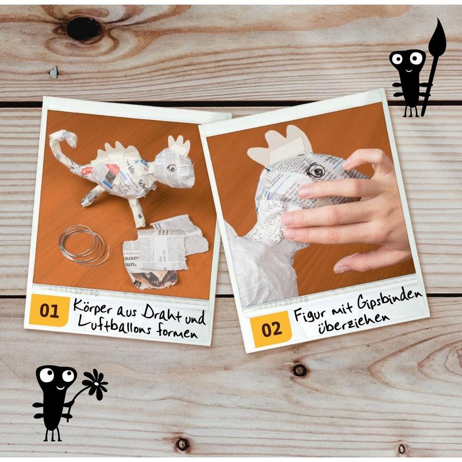 Kosmos  Experimentierkasten Gips Skulpturen 