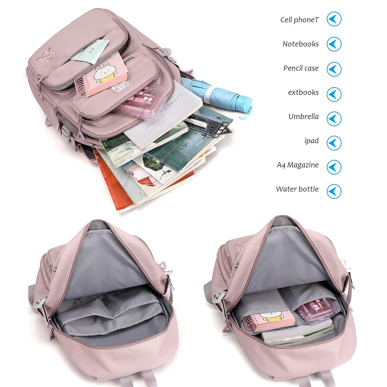 Only-bags.store Schulrucksack Teenager Schultasche wasserdicht Rucksack Schule viele Fächer Laptopfach  