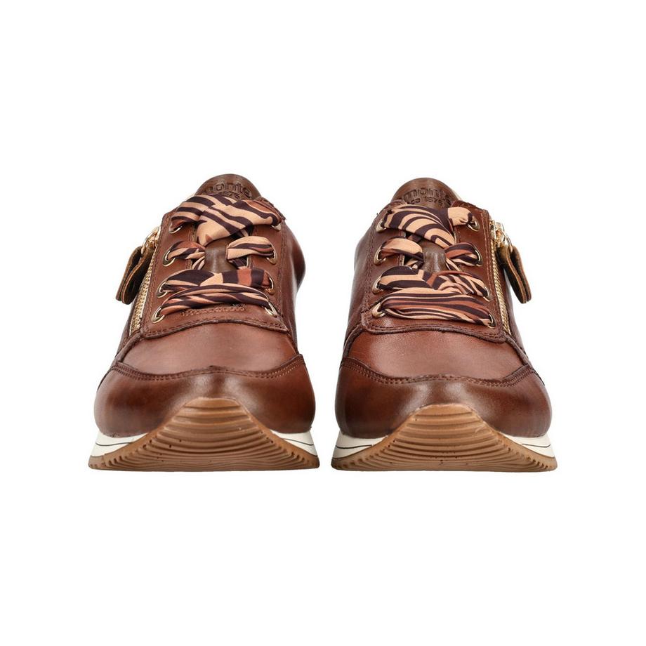 Remonte Baskets Femme en Cuir avec Fermeture Éclair Latérale  