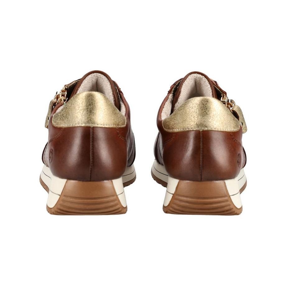 Remonte Baskets Femme en Cuir avec Fermeture Éclair Latérale  