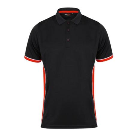 Finden & Hales  TopCool Kurzarm Kontrast Polo Shirt 