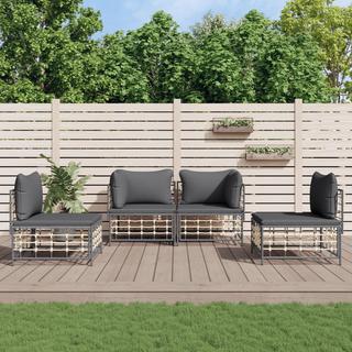 VidaXL Garten lounge set poly-rattan  