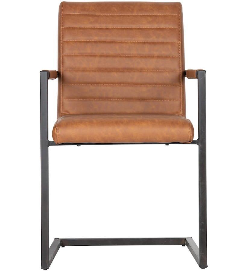 mutoni Fauteuil Cantilever Bas Cognac  