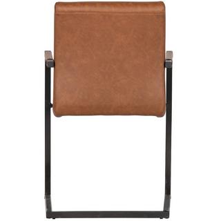 mutoni Fauteuil Cantilever Bas Cognac  