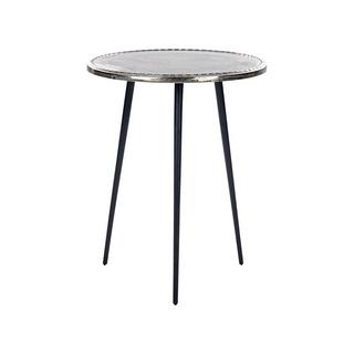 Beliani Table d'appoint en Aluminium Rétro TELFER  