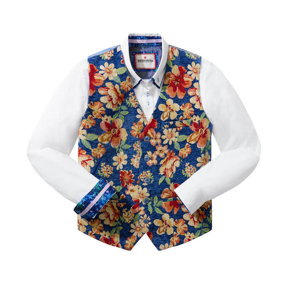 Joe Browns Weste mit floralem Jacquardmuster  