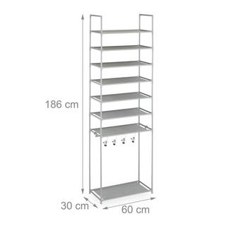 B2X Étagère à chaussures avec 8 étagères  